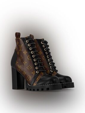 Louis Vuitton's Star Trail ankle boot Authentic Sassy and cute!